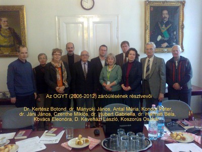 Gyűjteményi Tanács 2007-2012 Gyűjteményi Tanács 2007-2012