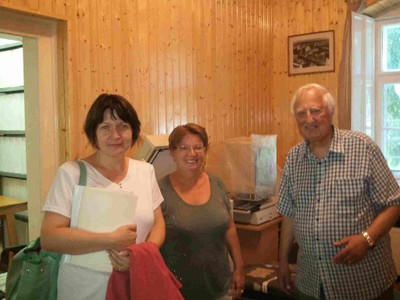 Munkatársaink az orosházi levéltárban Munkatársaink az orosházi levéltárban